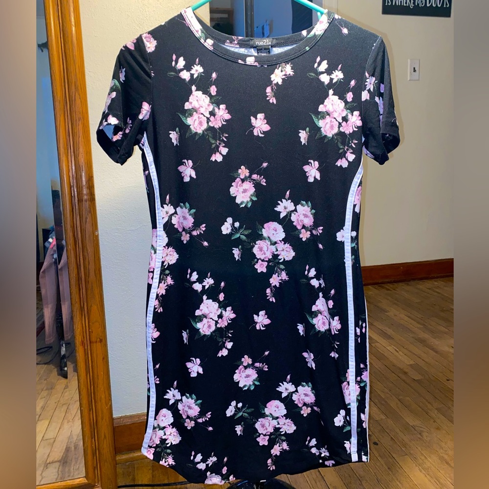 Flower Mini Dress